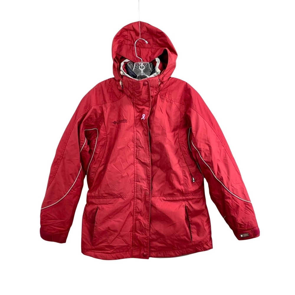 Columbia Ski Snowboarding Jacket Womens M Waterproof Full Zip Camping Outdoor